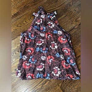 Cleobella top with beautiful colors ! super flattering ties at back of the neck